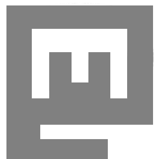 Brutaldon logo: a gray, angular Mastodon elephant logo